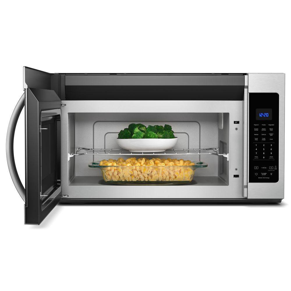 Whirlpool Steam Microwave w/Sensor Cooking in Stainless Steel