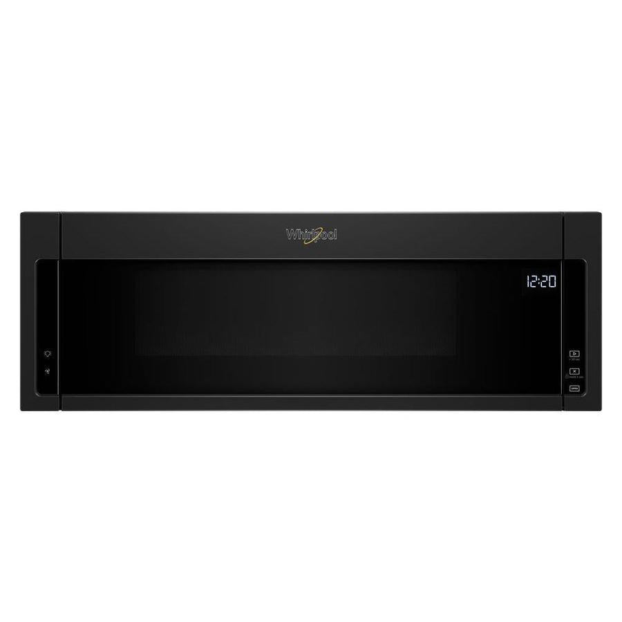 Whirlpool Low Profile Microwave Hood Combo in Black