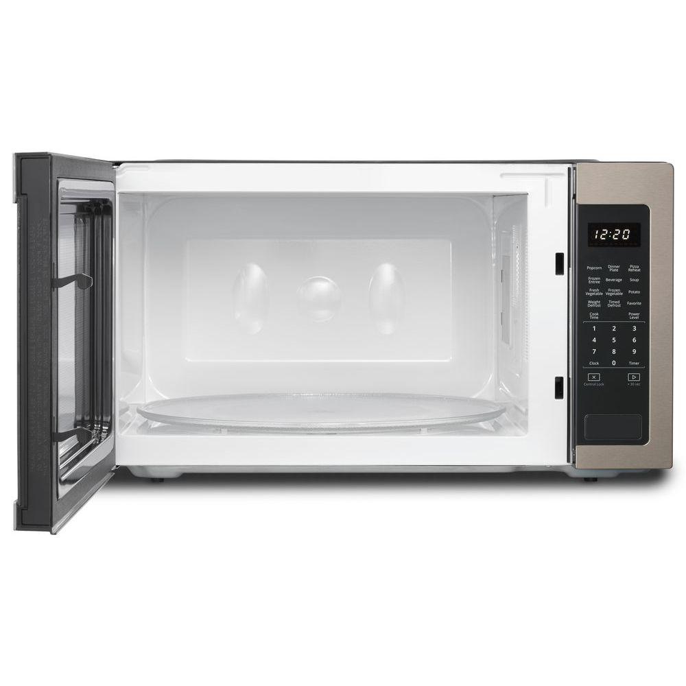 Whirlpool Countertop Microwave in Fingerprint Resistant Bronze