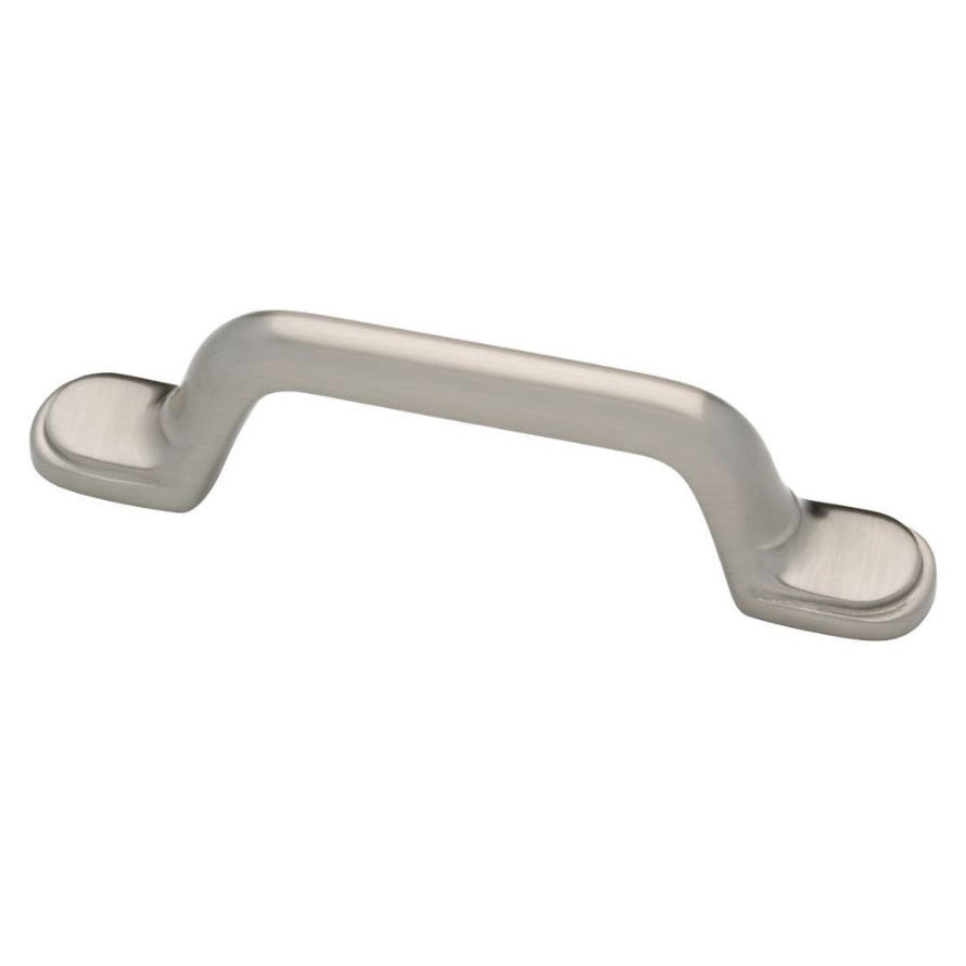 PULL P39612-SN-C 3"C-C SOLID BRASS SATIN NICKEL