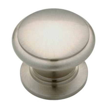 KNOB P61603-SN-C 31mm DIA. SOLID BRASS SATIN NICKEL