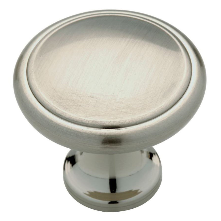 KNOB 62106SN 30mm DIA. ZINC SATIN NICKEL