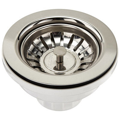 Silgranit II 3-1/2" Kitchen Sink Basket Strainer in Chrome