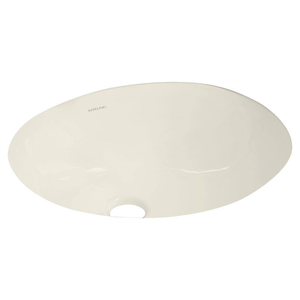 Sterling Wescott 19-1/16x15-3/8 Undrmnt Bath Sink in Biscuit