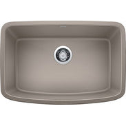 Valea 27x18x9-1/2" Single Bowl Kitchen Sink in Truffle
