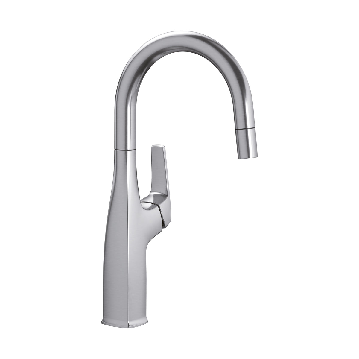 Rivana Single Hole Pull-Down Spray Bar Faucet in PVD Steel