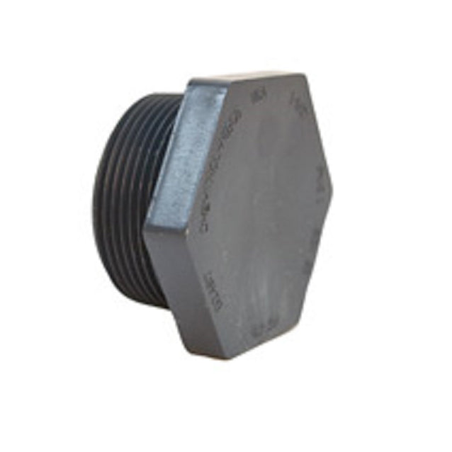 PLUG 1/4 PVC S80 HEX HEAD THREADED 850-002
