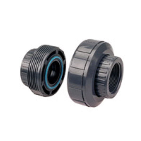 UNION 2-1/2 PVC S80 THREADED 4533E33 898E025 EPDM O-RING