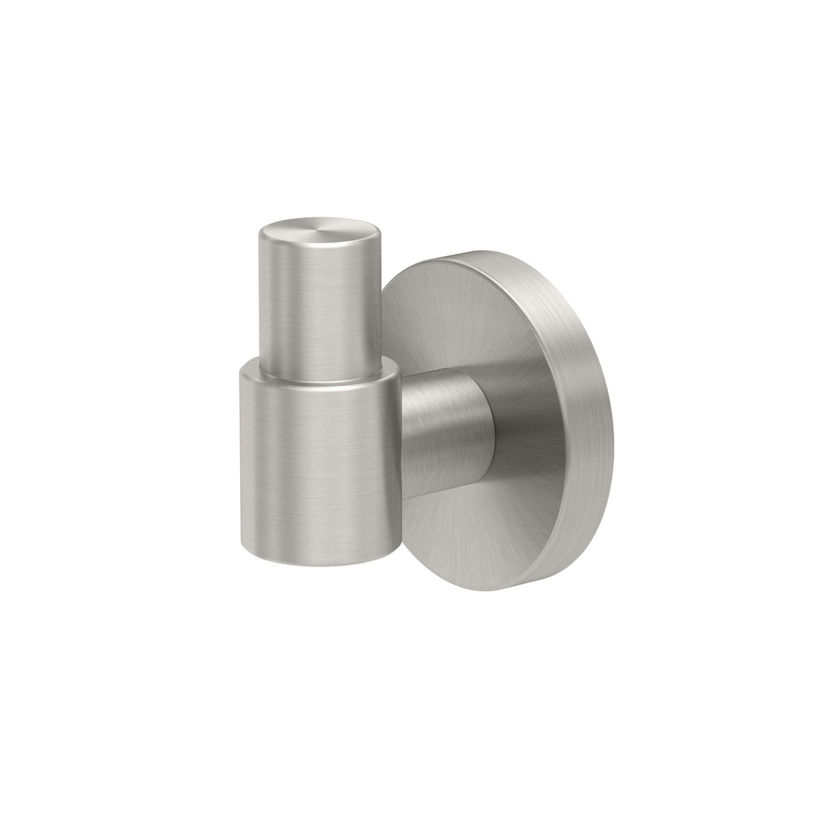 Reveal Single Robe Hook in Satin Nickel