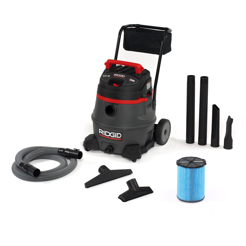 Wet/Dry Vacuum Cleaner 14 Gal with Cart Model 1400RV