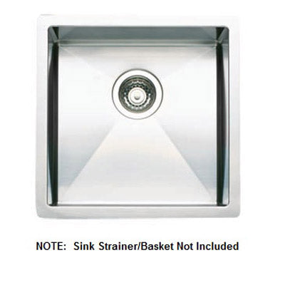 Precision R10 17x17x8" Stainless Steel Single Bowl Bar Sink