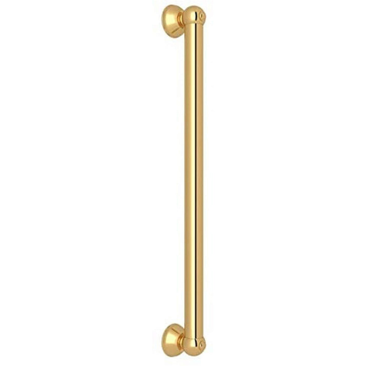 24" Decorative Grab Bar in Inca Brass