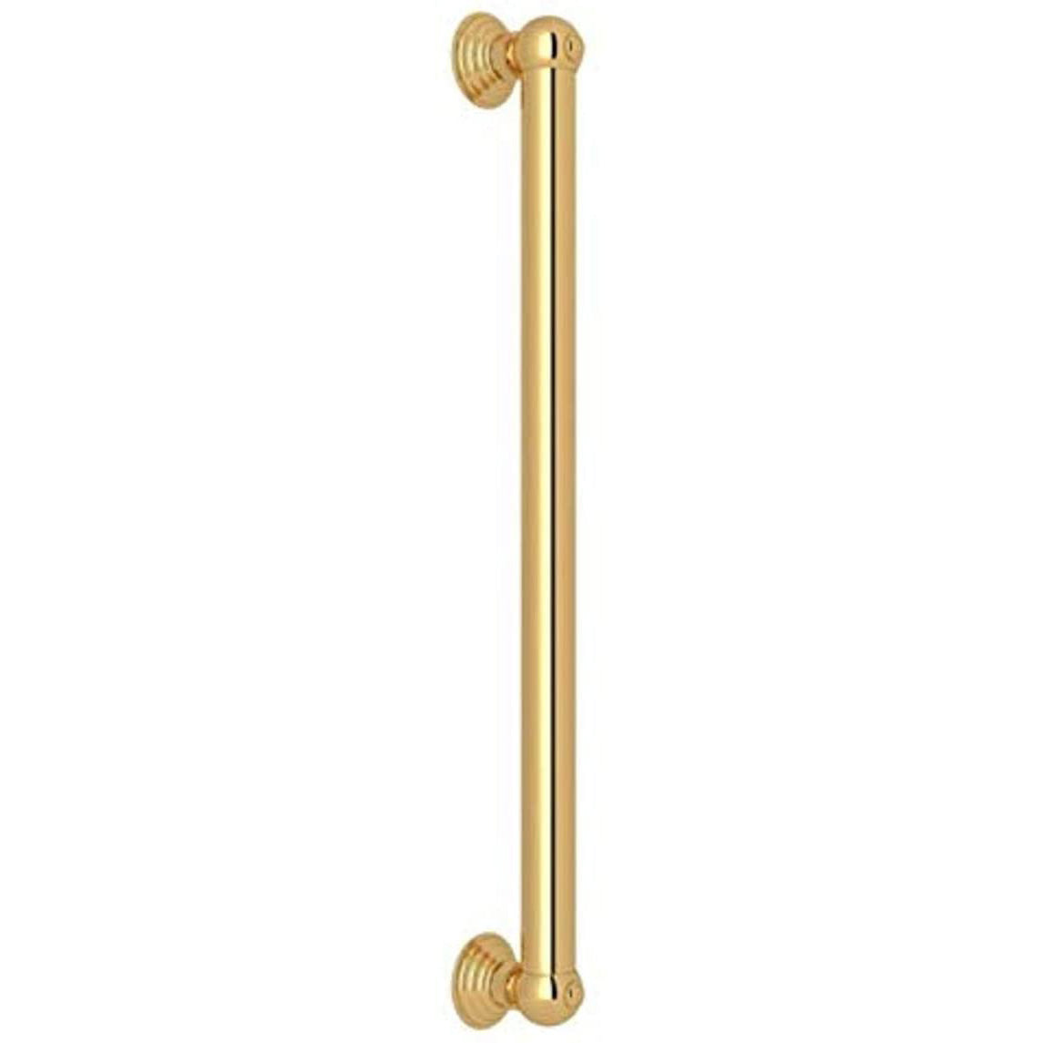 ADA 18" Decorative Grab Bar in Inca Brass