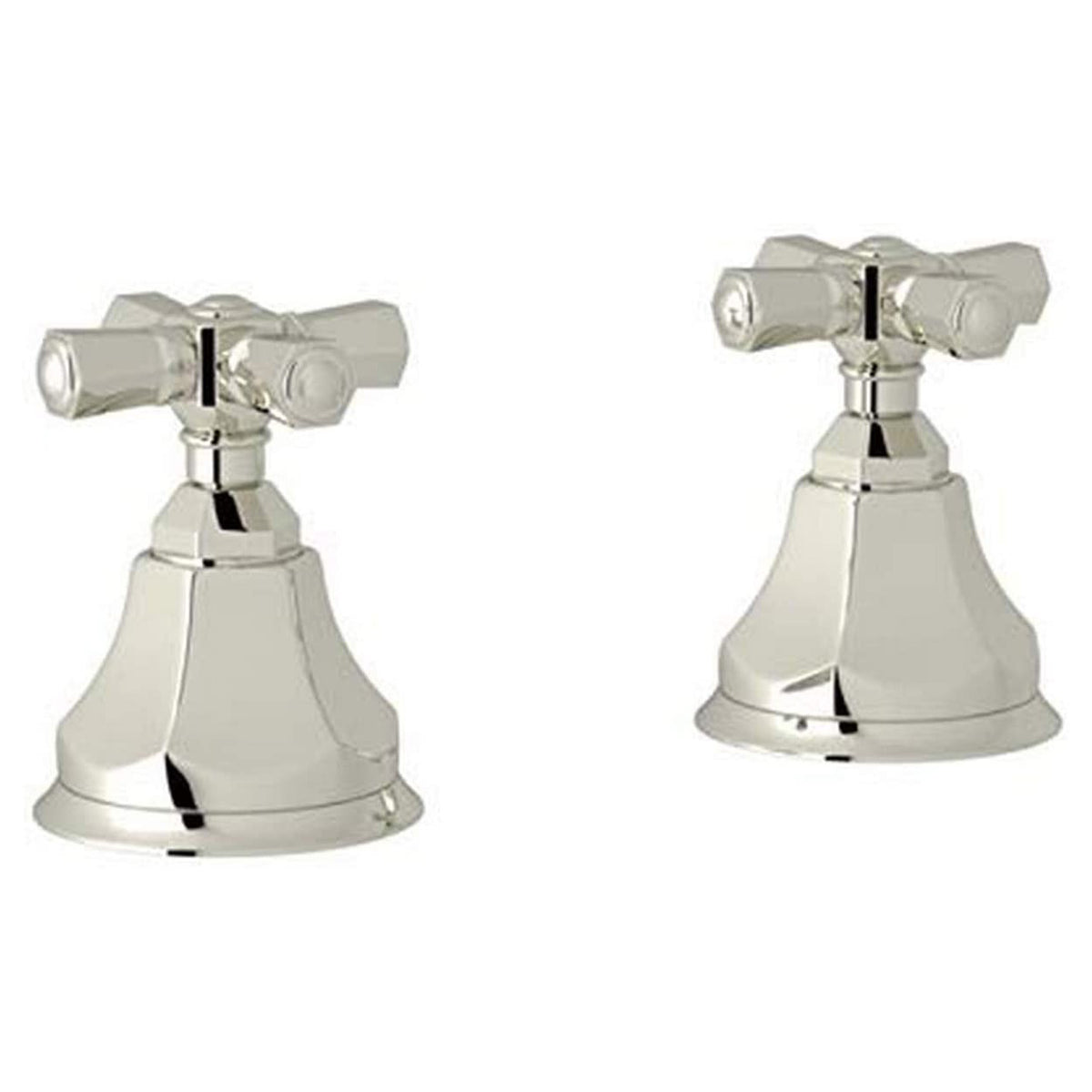 Palladian Deck Mounted Sidevalves In Polished Nickel