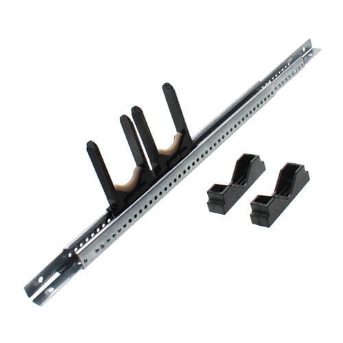 SLIDER BRACKET 9-16" STL GLV 523-1620 - W/2 PIPE CLAMPS