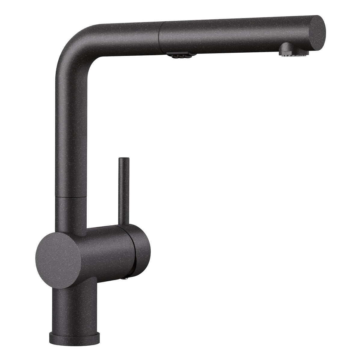 Linus Single Hole Pull Out Kitchen Faucet in Anthracite