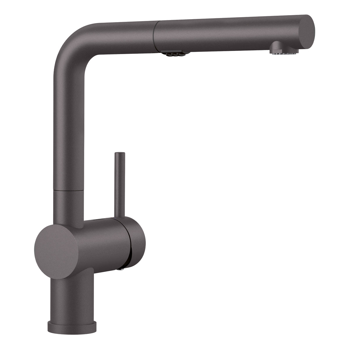Linus Single Hole Pull Out Kitchen Faucet in Cinder