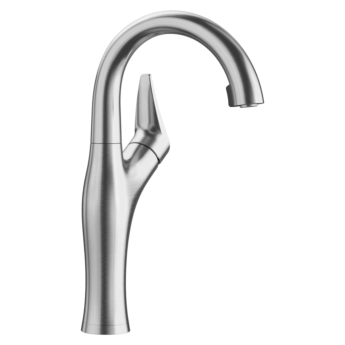 Artona Single Hole Bar Faucet in PVD Steel, 1.5gpm