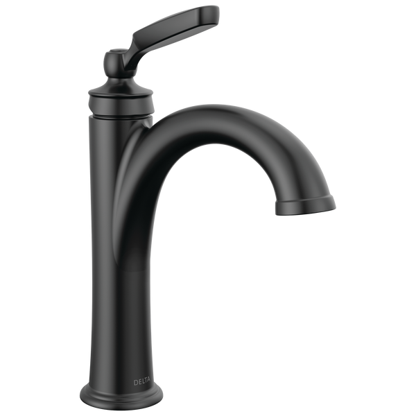 Woodhurst 1-Handle Lav Faucet w/Metal Pop-Up in Matte Black