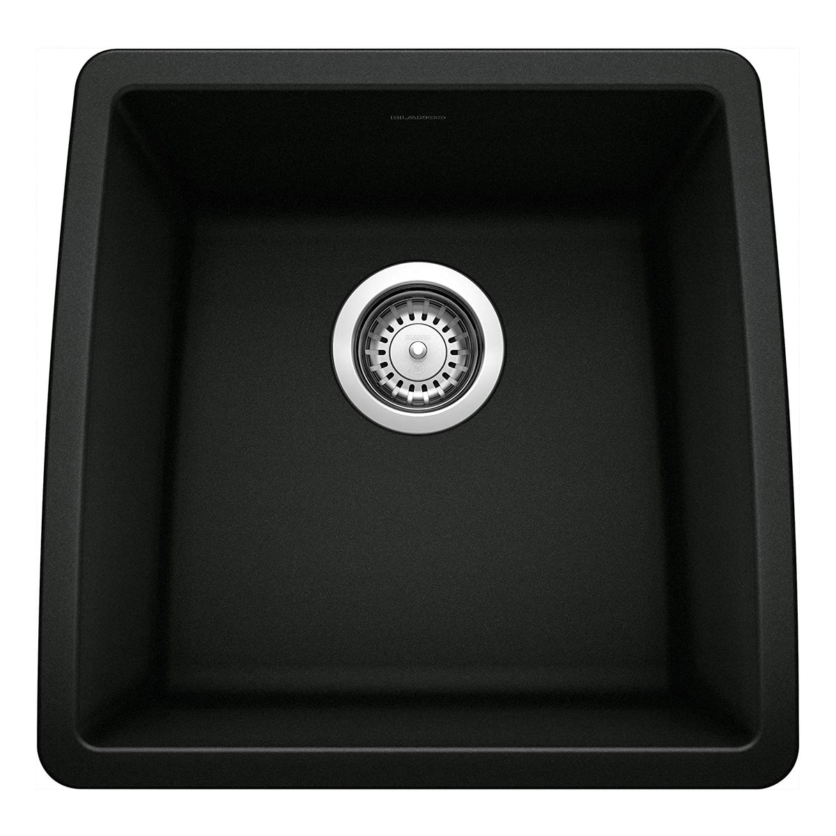 Performa 17-1/2x17x9" Single Bowl Bar Sink in Black