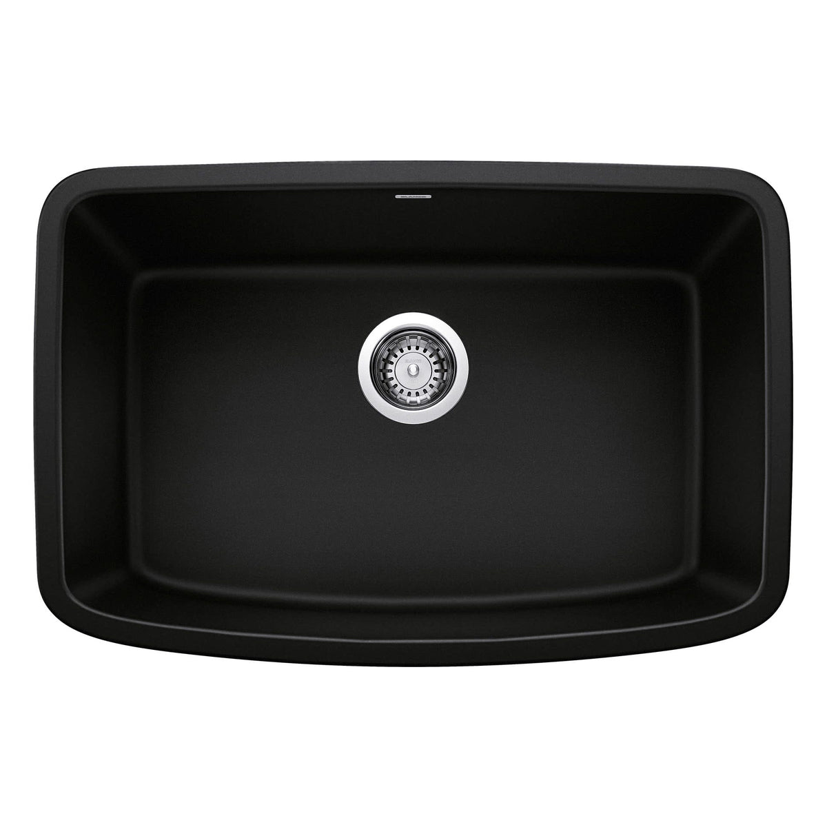 Valea 27x18x9-1/2" Single Bowl Kitchen Sink in Black