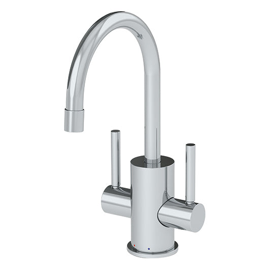 Pescara Little Butler 8" Single Hole Hot & Cold Water Dispenser in Chrome
