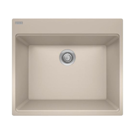 Maris 25x22x12" Dual Mount 1-Bowl Laundry Sink in Champagne