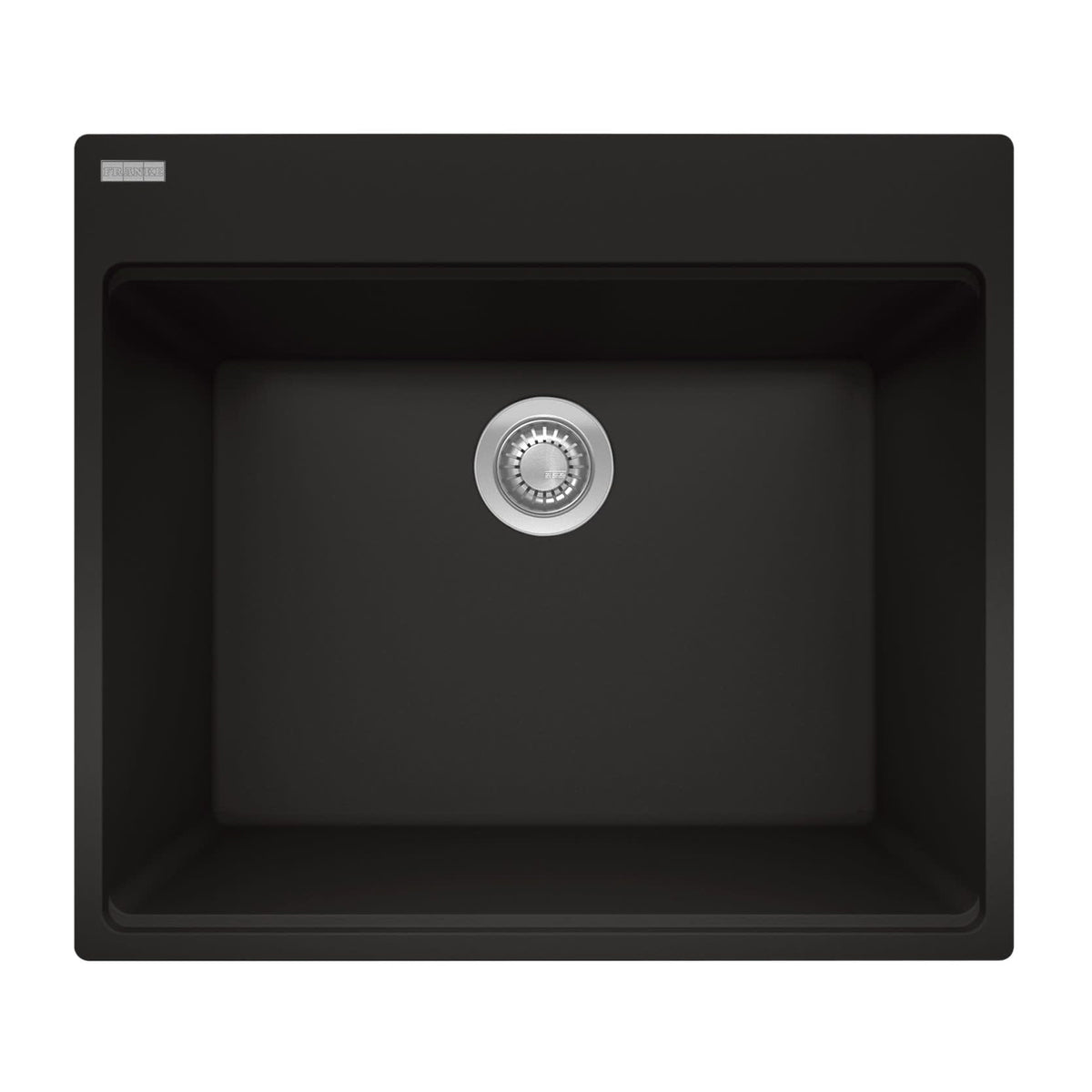 Maris 25x22x12" Dual Mount 1-Bowl Laundry Sink in Onyx