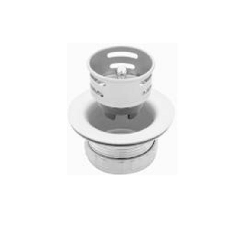 Basket Strainer for Bar Sink Polished Chrome