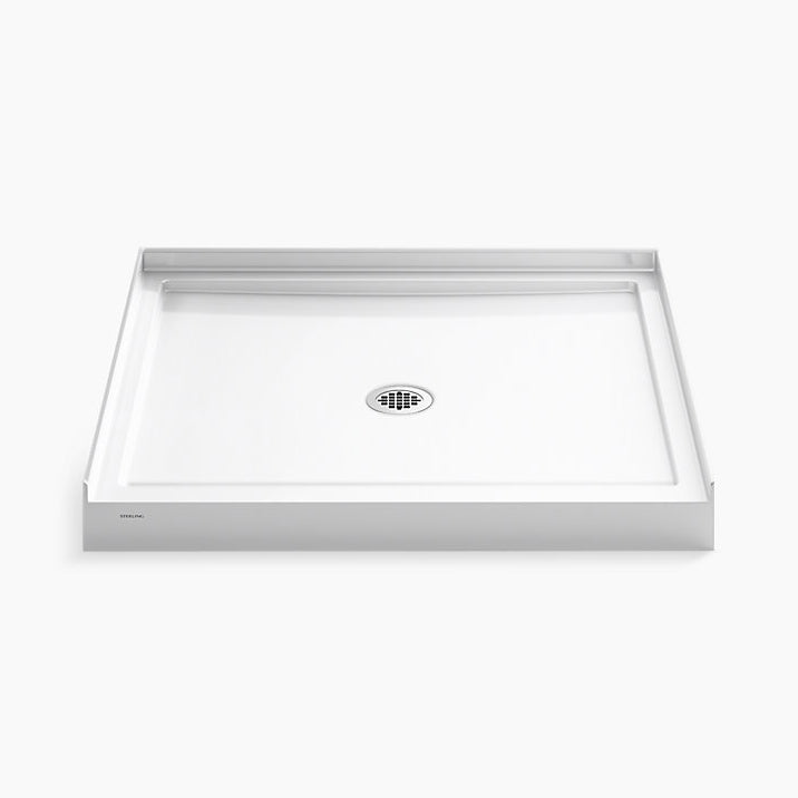 Sterling Guard+ 38x38x4-3/16" Shower Base in White w/Ctr Drn