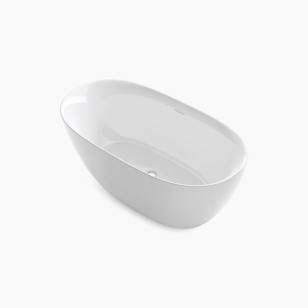 Unwind 59-1/16x29-9/16x23-1/16" Freestanding Tub in White
