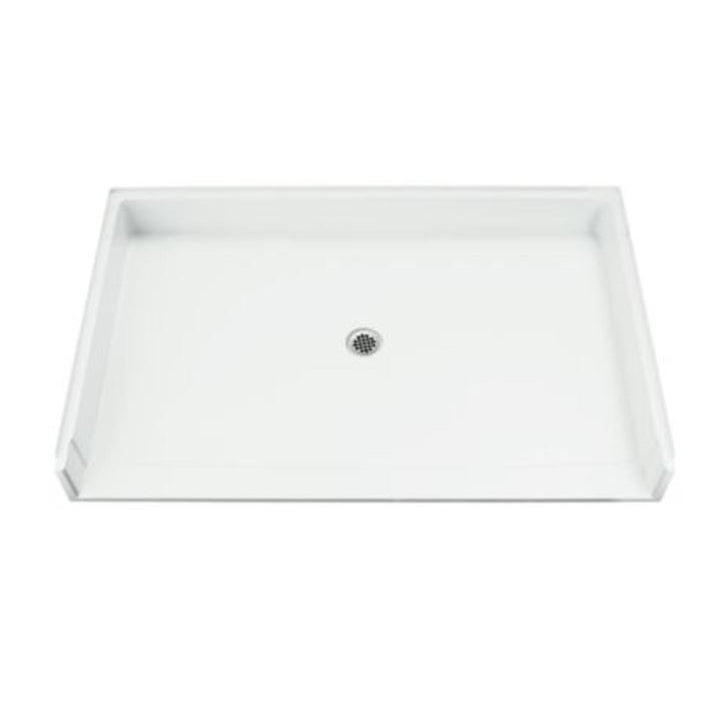 OC-S-63 63-1/4x39-3/8x8" Roll-In Shower Base in White