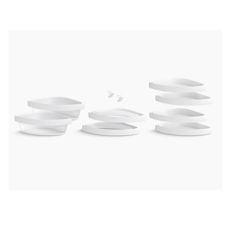 Sterling Store+ 10-Piece Caddy Accessory Kit in White