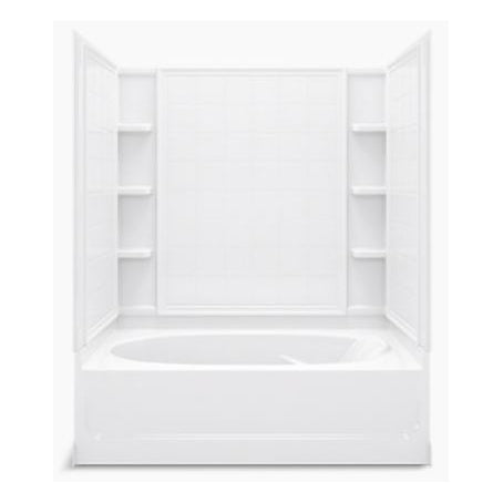 TUB & SHOWER KIT 60X36 LH WHT 71100310-0 ENSEMBLE