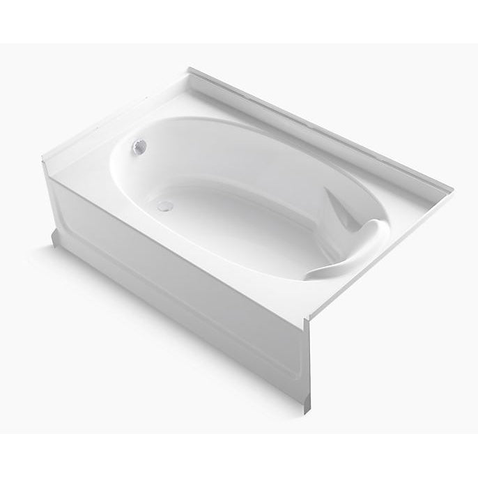 Ensemble 60x36x16" Vikrell Bathtub w/LH Drain in White 3-PK