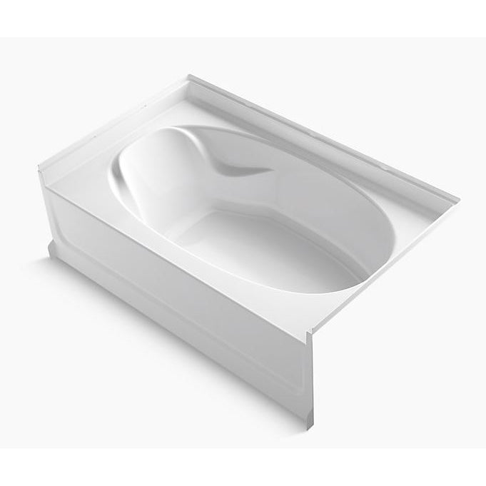Ensemble 60x36x16" Vikrell Bathtub w/RH Drain in White 3-PK