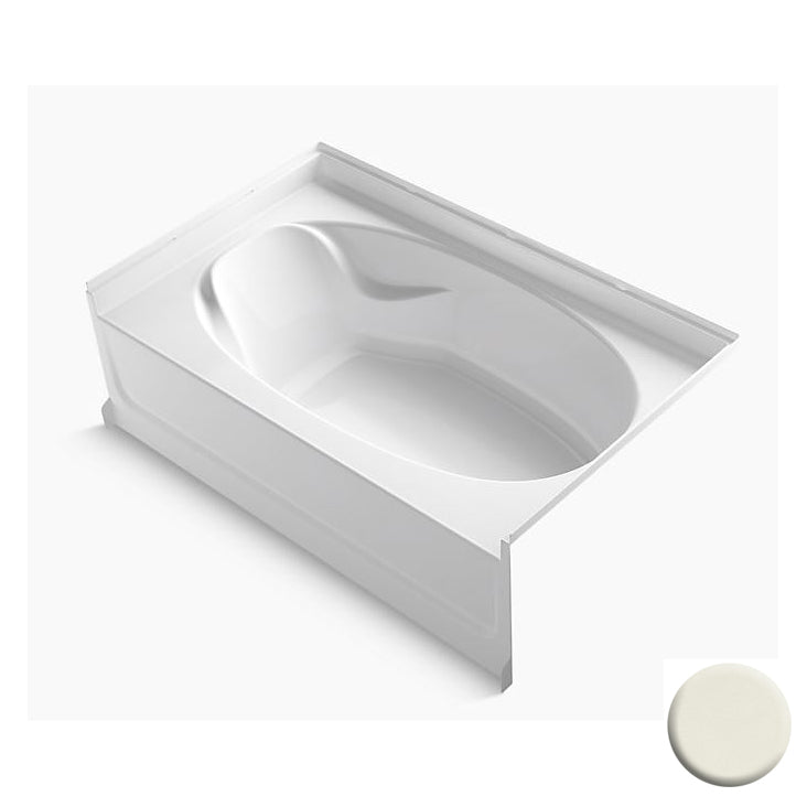 Ensemble 60x36x16" Vikrell Bathtub w/RH Drain Biscuit 3-PK
