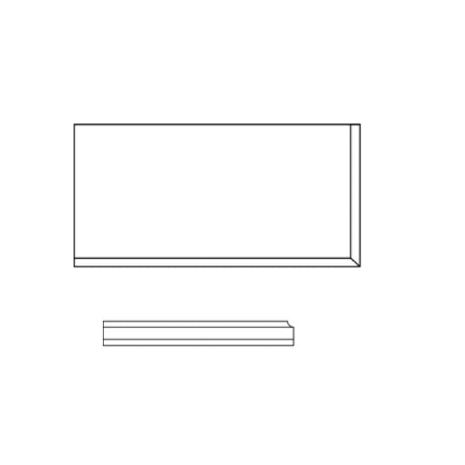Shower Shelves Kit in White,  Includes: (2) 8"x4" Shelves