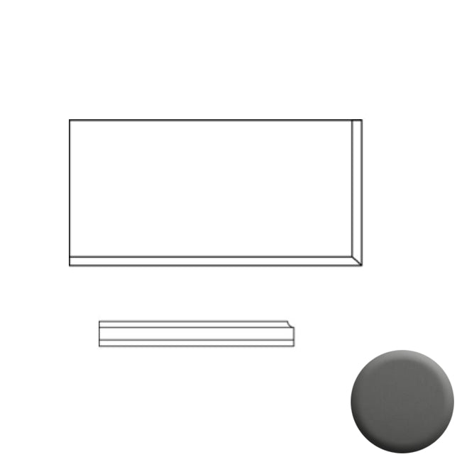 Shower Shelves Kit in Grey,  Includes: (2) 8"x4" Shelves