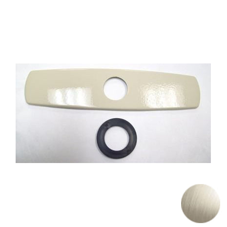 Escutcheon 10"x2-1/2" for Kitchen Faucet Brushed Nickel