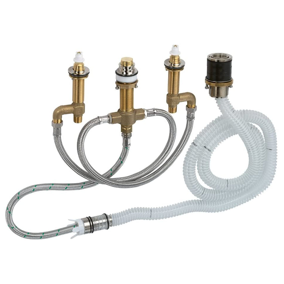 Axor Roman Tub Rough-In 1/2" NPT 4-Hole 90 Degree Ceramic Valves
