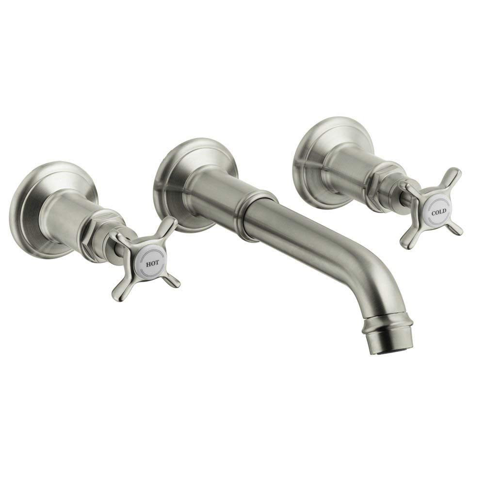 Axor Montreux Lav Faucet Trim w/Cross Hdls in Brushed Nickel