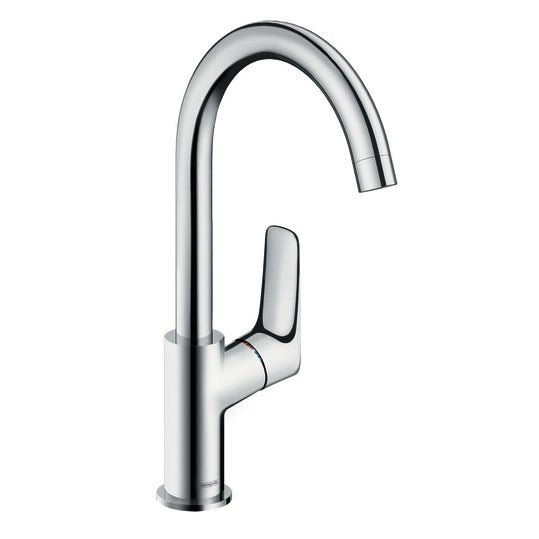 Logis 210 Single Hole Lav Faucet in Chrome w/Swivel Spout