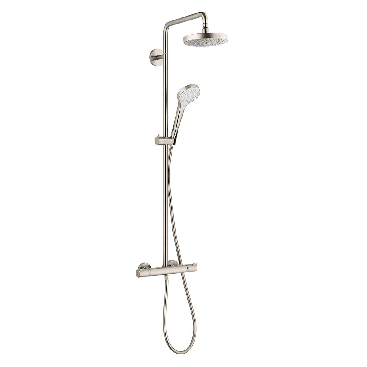 Croma Select S Shower System W/Showerhead and Hand Shower In Brushed Nickel