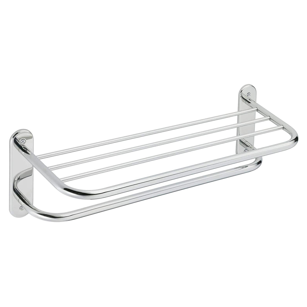 Hotel Motel 24" Towel Bar W/Shelf In Stainless