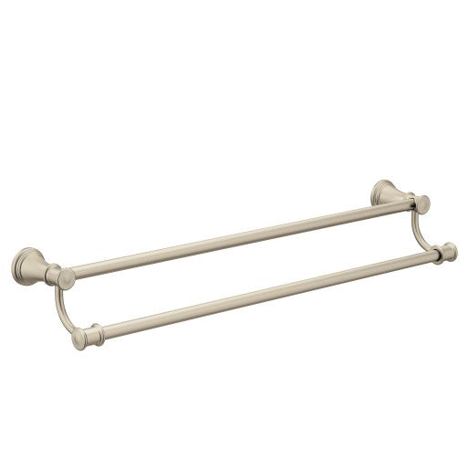Belfield 24" Double Towel Bar in Brushed Nickel