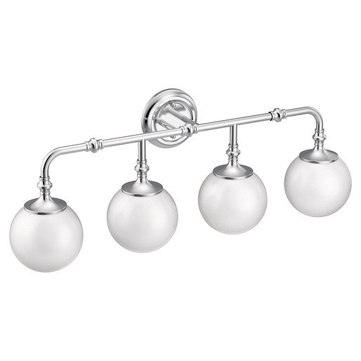 Colinet 4-Globe Light Fixture in Chrome