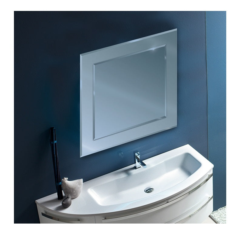MIRROR 5WM7575 BEVELED MIRROR ON MIRROR 29.53X29.53