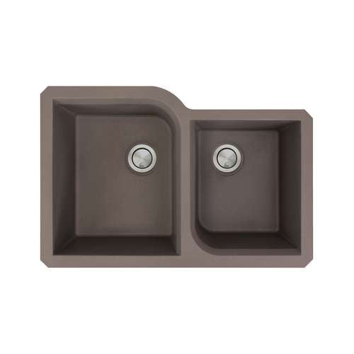 Radius 31-3/4x20-3/4x9-1/2" Double Bowl Sink in Espresso