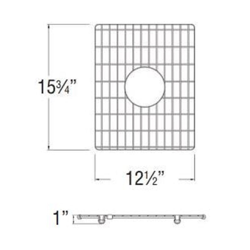 Porter 12-1/2x15-3/4" Stainless Steel Sink Grid